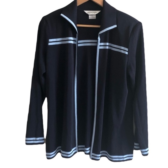 MISOOK stripe open cardigan - Picture 1 of 5